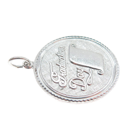 GRIFFITH & SONS CO 925 Sterling Silver Vintage "Graduation Day" Charm Pendant