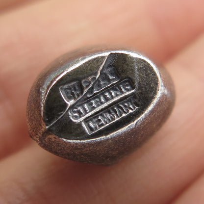 BERNARD HERTZ 925S Sterling Silver Vintage Denmark Mermaid 3D Charm Pendant