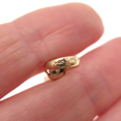 1/20 12K Gold Filled Antique Art Deco Bracelet / Necklace Lobster Carabiner Lock