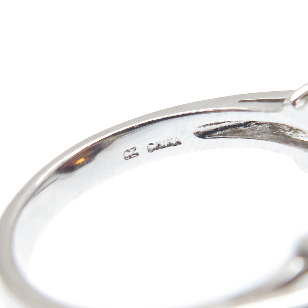 925 Sterling Silver ADI Red & Canary Multi-Cut C Z Ring Size 7.25