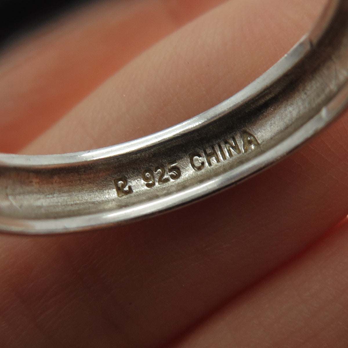 ROSS SIMONS 925 Sterling Silver Vintage Classic Wedding Band Ring Size 12