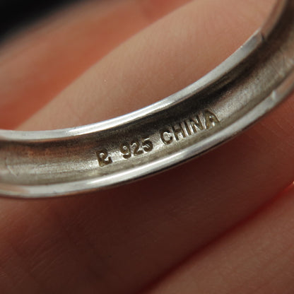 ROSS SIMONS 925 Sterling Silver Vintage Classic Wedding Band Ring Size 12