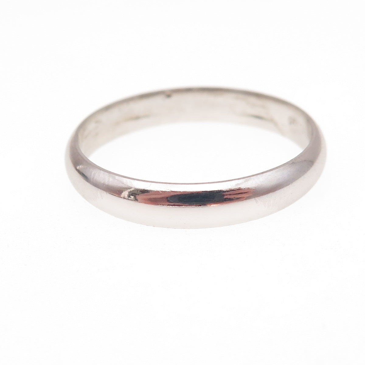 925 Sterling Silver Vintage Classic Wedding Band Ring Size 13.25