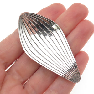 Anton Michelsen & Eigil Jensen 925 Sterling Vintage Denmark Modernist Pin Brooch