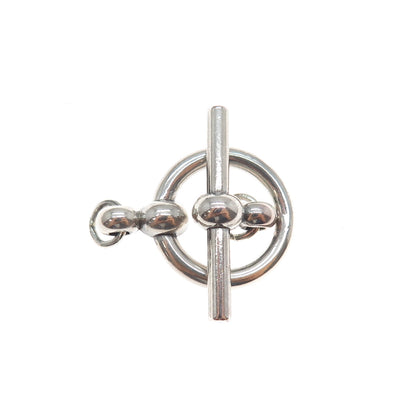 PROCHAIN 925 Sterling Silver Vintage Bracelet / Necklace Toggle Lock Clasp