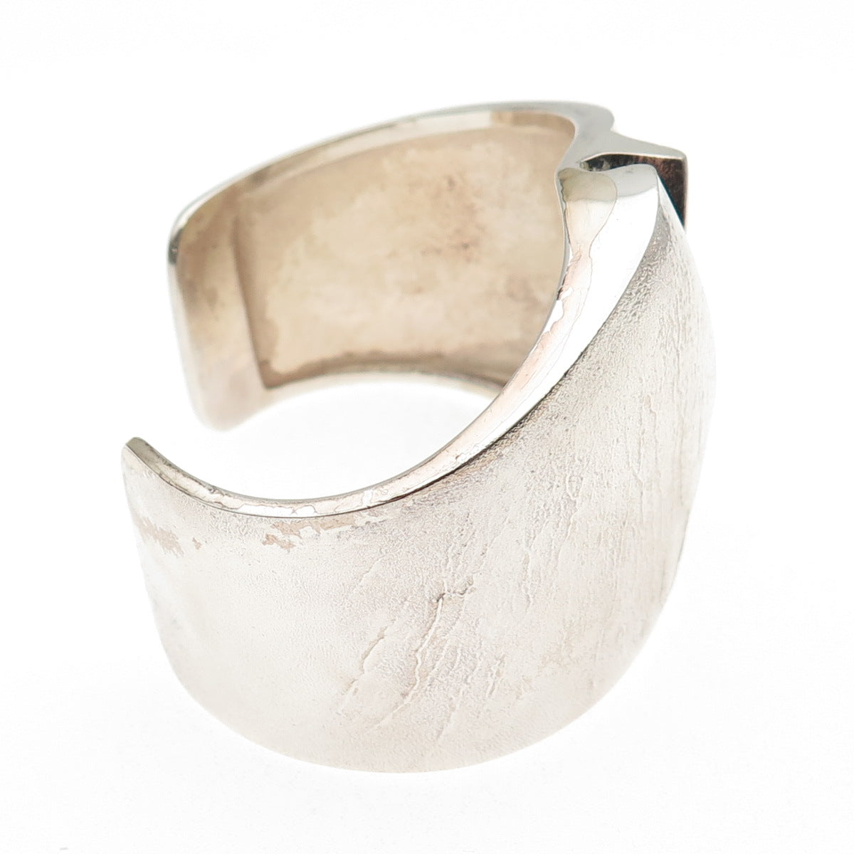 Bjorn Weckstrom Lapponia Sterling Vintage 1973 Finland Modernist Bracelet 6.75"