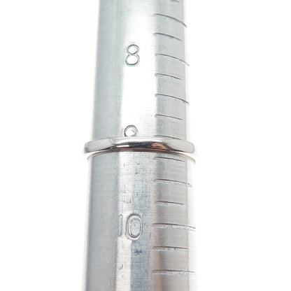 ROSS SIMONS 925 Sterling Silver Faux Pearl & C Z Ring Size 9.25