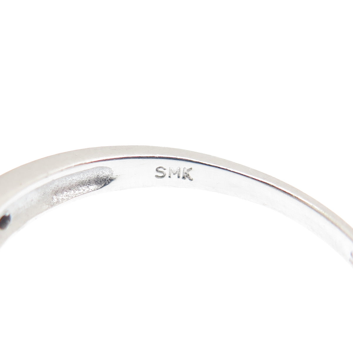 925 Sterling Silver Real Round-Cut Diamond & Oval-Cut Citrine Ring Size 8