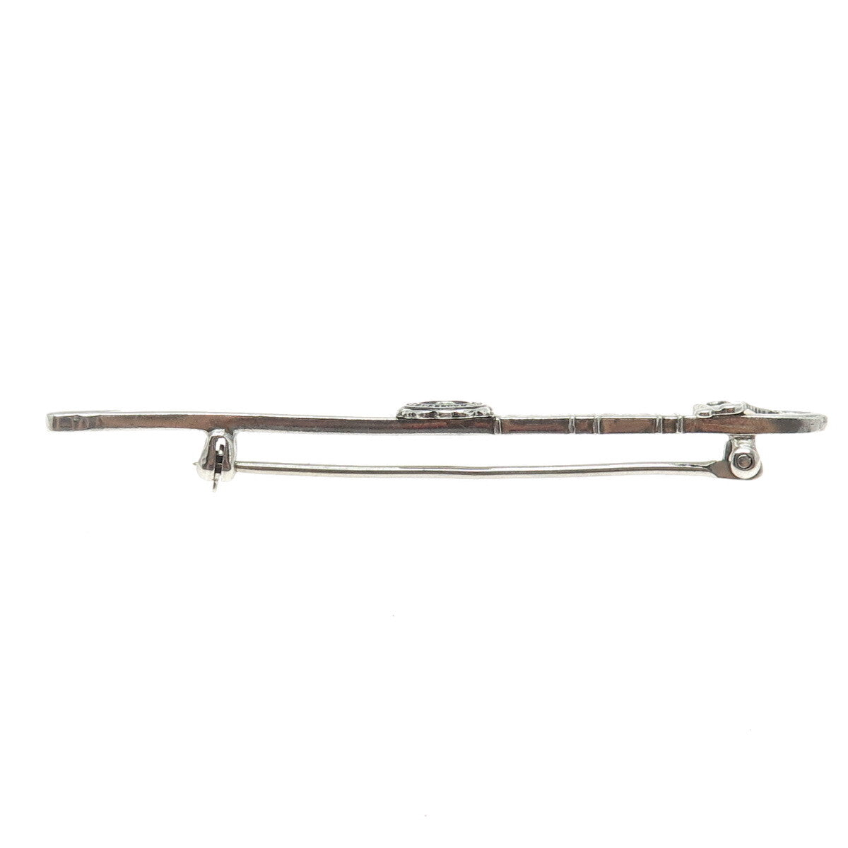 925 Sterling Silver Antique "1892 Blackstone College for Girls" Sword Pin Brooch