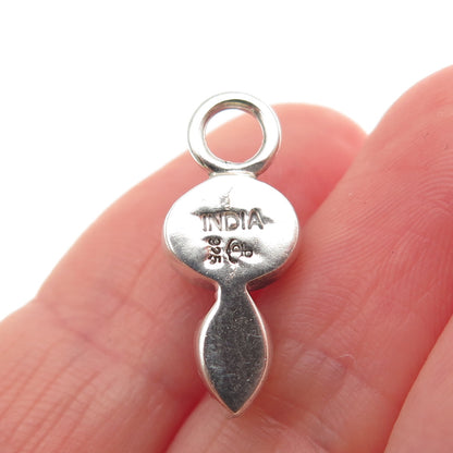 DP Doug Paulus 925 Sterling Vintage Real Labradorite & Moonstone Jacket Earrings