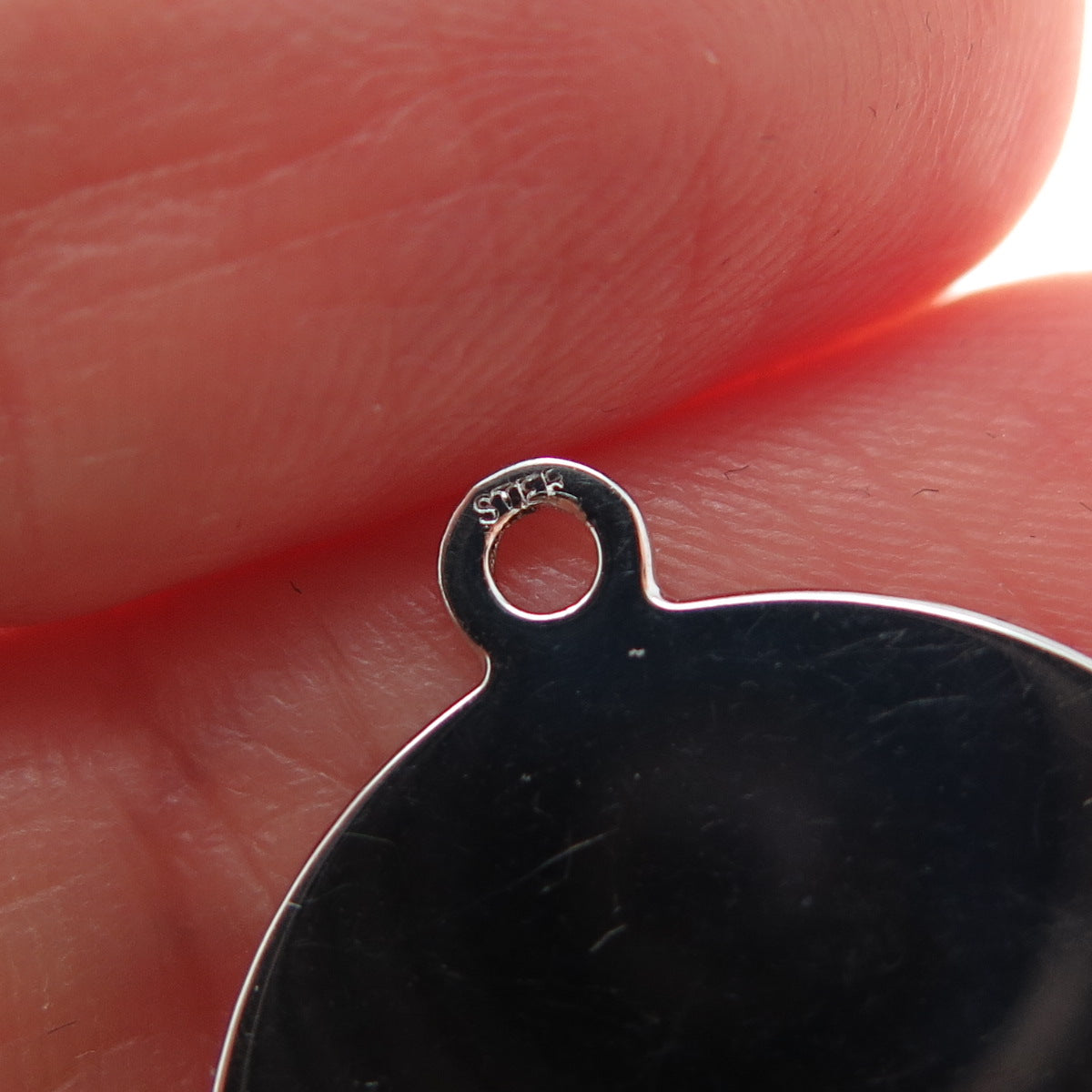 925 Sterling Silver Vintage Engraved Bridesmaid Minimalist Charm Pendant