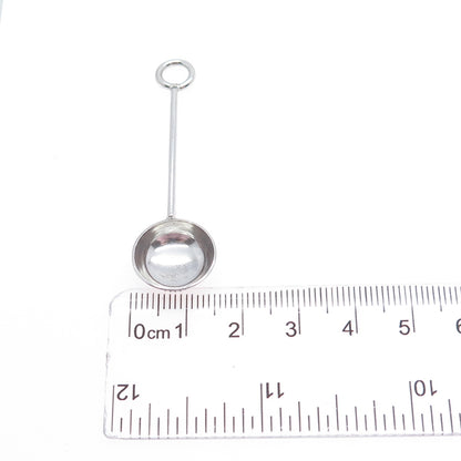 925 Sterling Silver Vintage Snuff Spoon / Ladle Charm Pendant