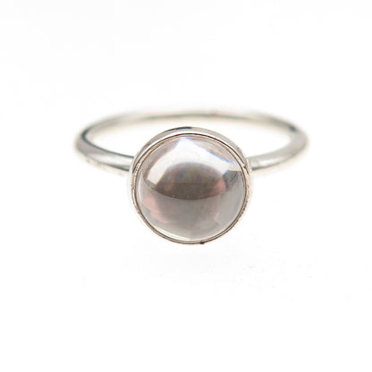 Pandora 925 Sterling Silver Clear Crystal Poetic Droplet Ring Size 6