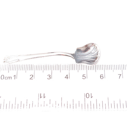 Sinclair Mfg. Co. 925 Sterling Silver Antique Art Deco Salt & Spices Spoon