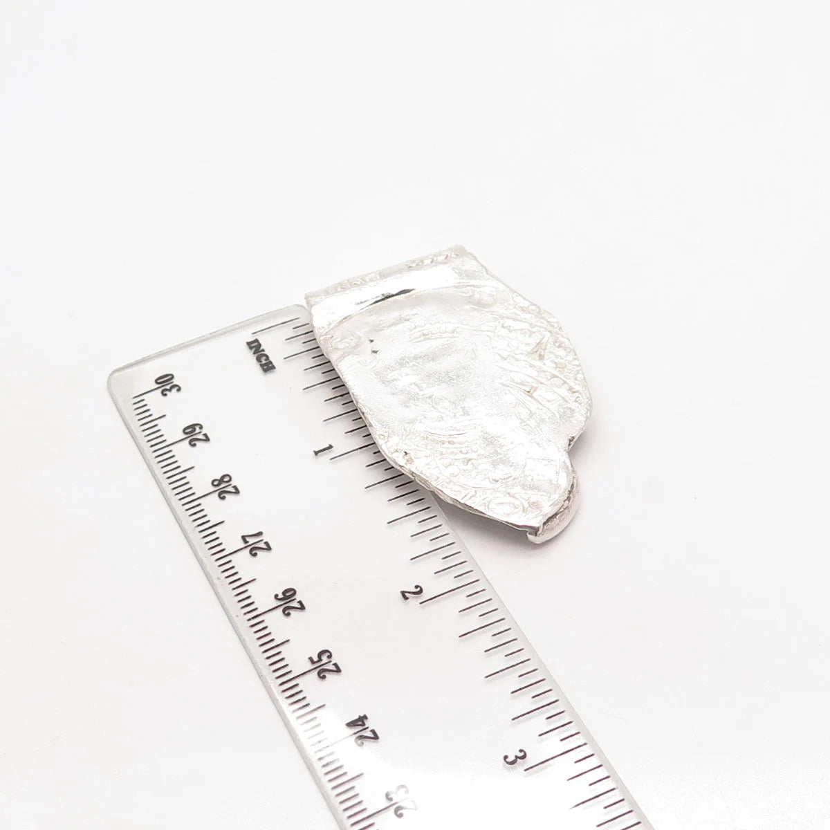 925 Sterling Silver Vintage Abstract Slide Pendant