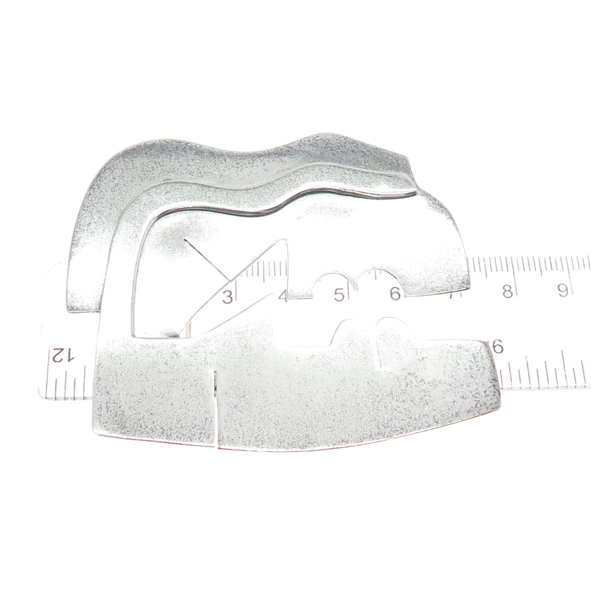 925 Sterling Silver Vintage Mexico Modernist Couple Kiss Pin Brooch