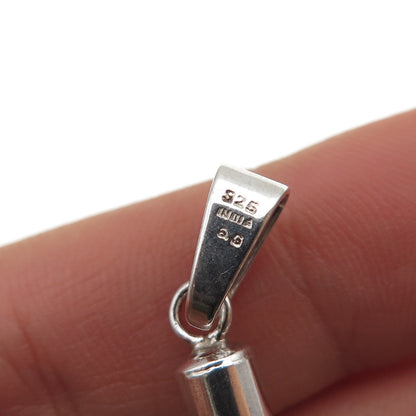 925 Sterling Silver Vintage Crucifix Cross Religious Pendant