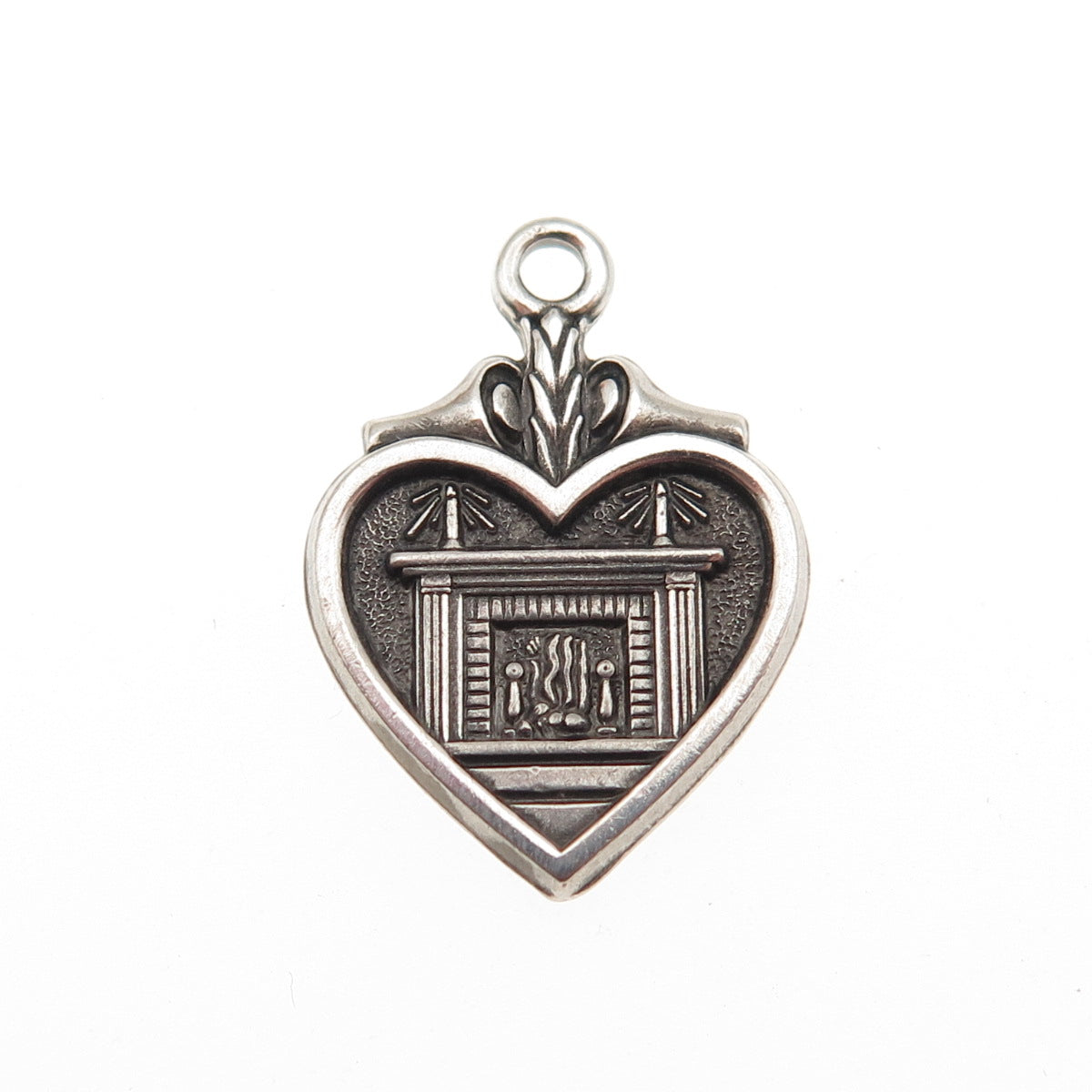 925 Sterling Vintage Betty Crocker Homemaker of Tomorrow Heart Mini Pendant