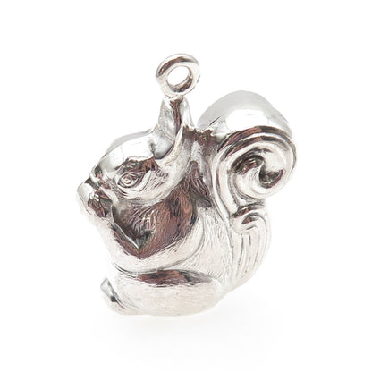 Turner & Simpson 925 Sterling Vintage 1968 Birmingham Squirrel Hollow Pendant