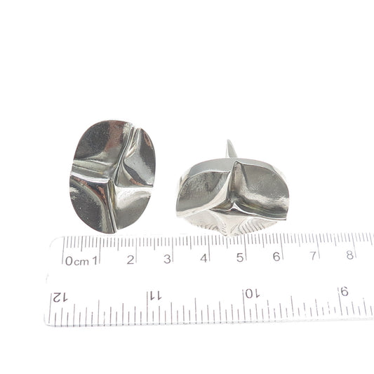 BJORN WECKSTROM LAPPONIA 925H Sterling Vintage 1970 Finland Modernist Cufflinks