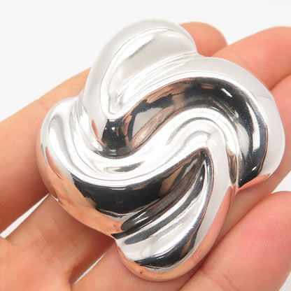925 Sterling Silver Vintage Mexico Modernist Pin Brooch