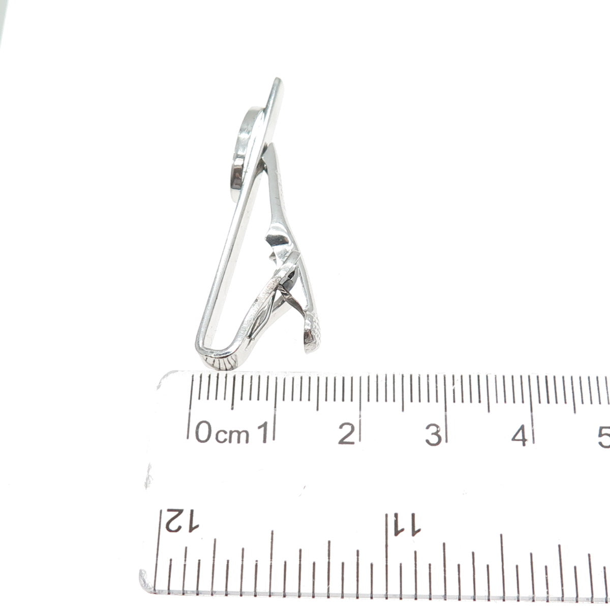 SWANK 925 Sterling Silver Vintage Engravable Tie Clip