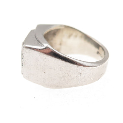 Vargas 925 Sterling Silver Antique Art Deco Letter J Initial Ring Size 5.5