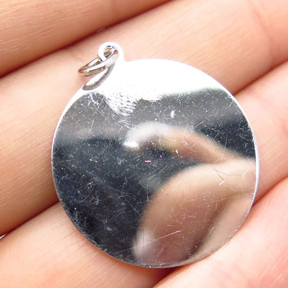 925 Sterling Silver Vintage Spencer "A Good Reason For Happiness" Boy Pendant