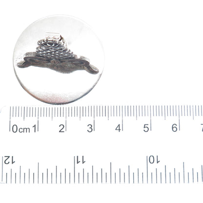 TIFFANY & CO. 925 Sterling Silver Antique Art Deco Pineapple Place Card Holder