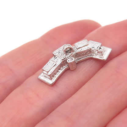 Kinney 925 Sterling Silver Vintage Harry S. Truman Library 3D Charm Pendant