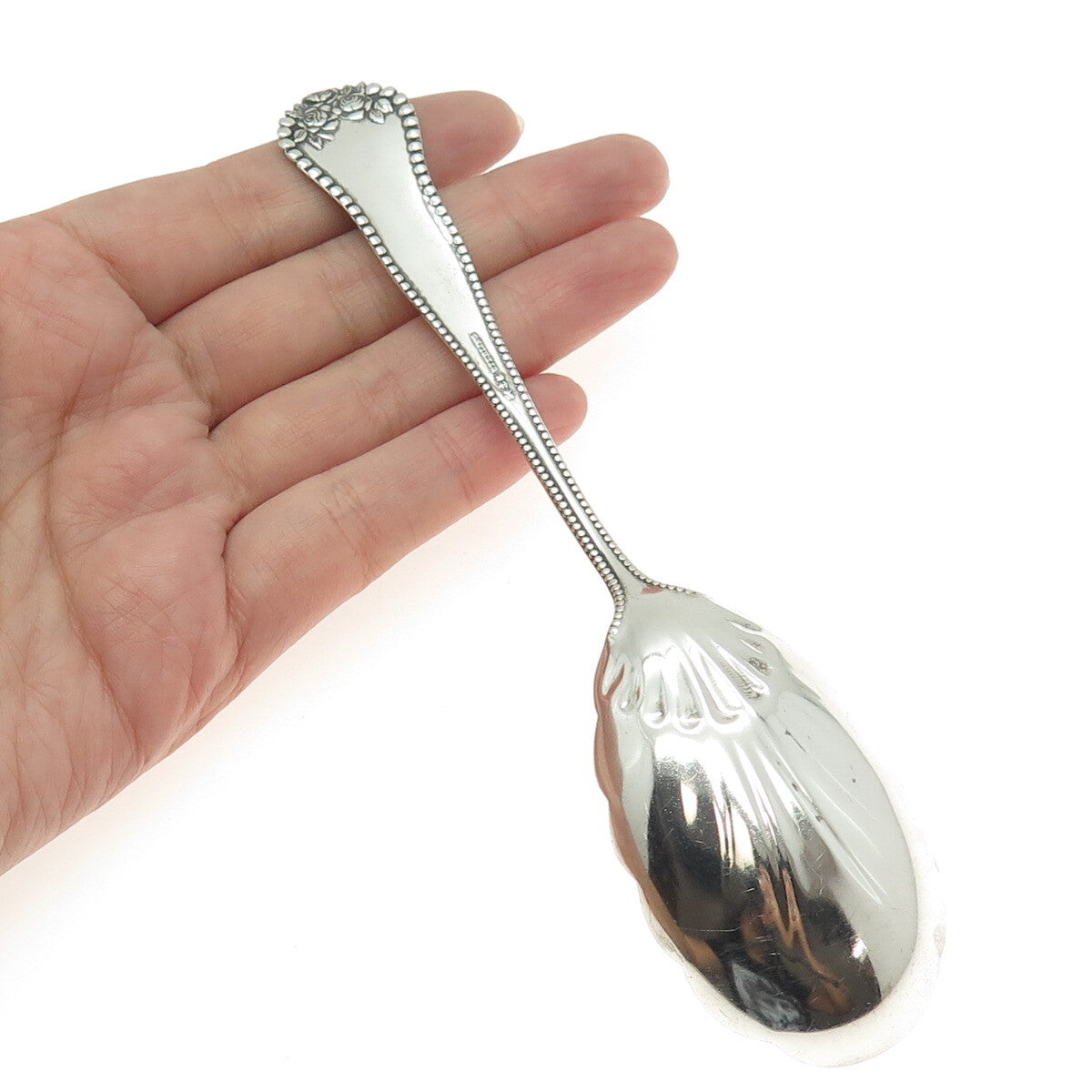 GORHAM 925 Sterling Silver Antique 1897 Lancaster Sugar Shell Spoon 6"