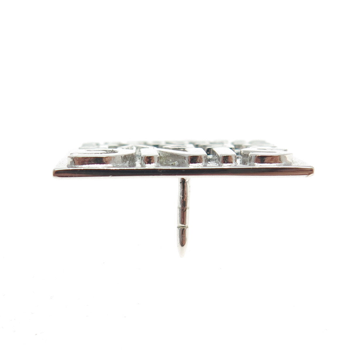 SED Jewelry 925 Sterling Silver Vintage "Sign Serve Celebrate NYC" Lapel Pin