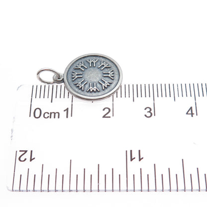 SJC SUNDANCER 925 Sterling Old Stock Vintage Snowflake Minimalist Charm Pendant