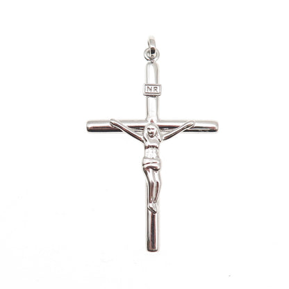 925 Sterling Silver Crucifix Cross Charm Pendant