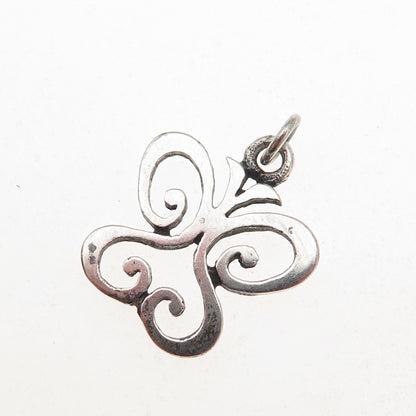 JAMES AVERY 925 Sterling Silver Vintage Spring Butterfly Charm Pendant