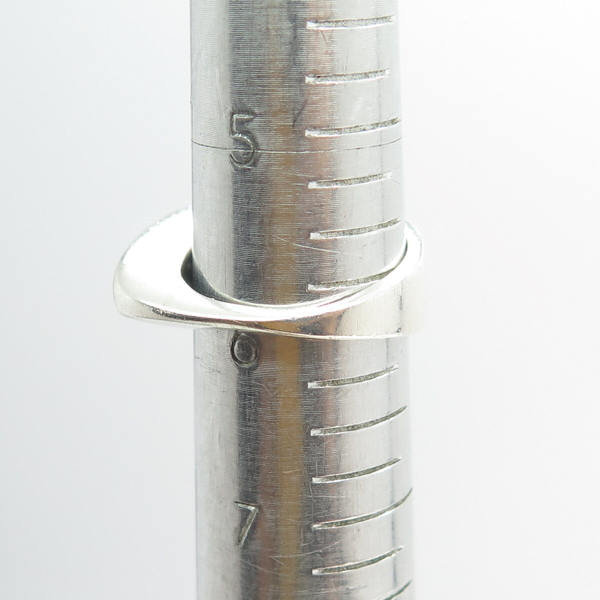 ALWAND VAHAN 925 Sterling Silver Vintage Modernist Ring Size 6