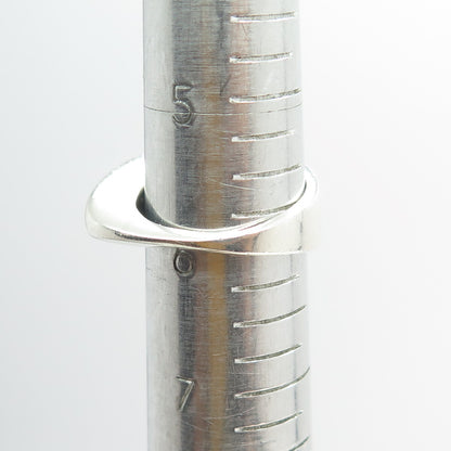 ALWAND VAHAN 925 Sterling Silver Vintage Modernist Ring Size 6