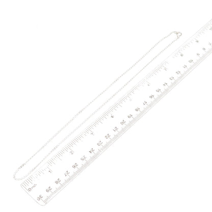 925 Sterling Silver Curb Chain Necklace 18"