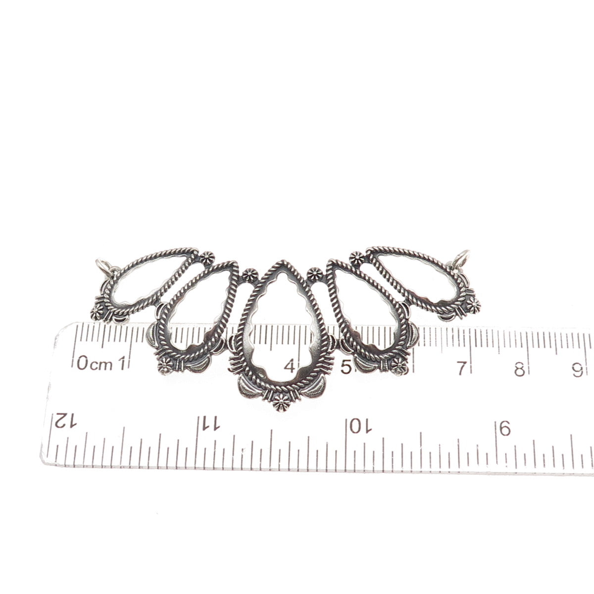 Carolyn Pollack American West Sterling Silver Vintage Centerpiece Necklace Part