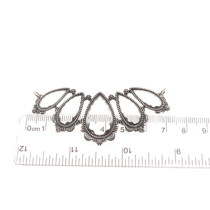 Carolyn Pollack American West Sterling Silver Vintage Centerpiece Necklace Part