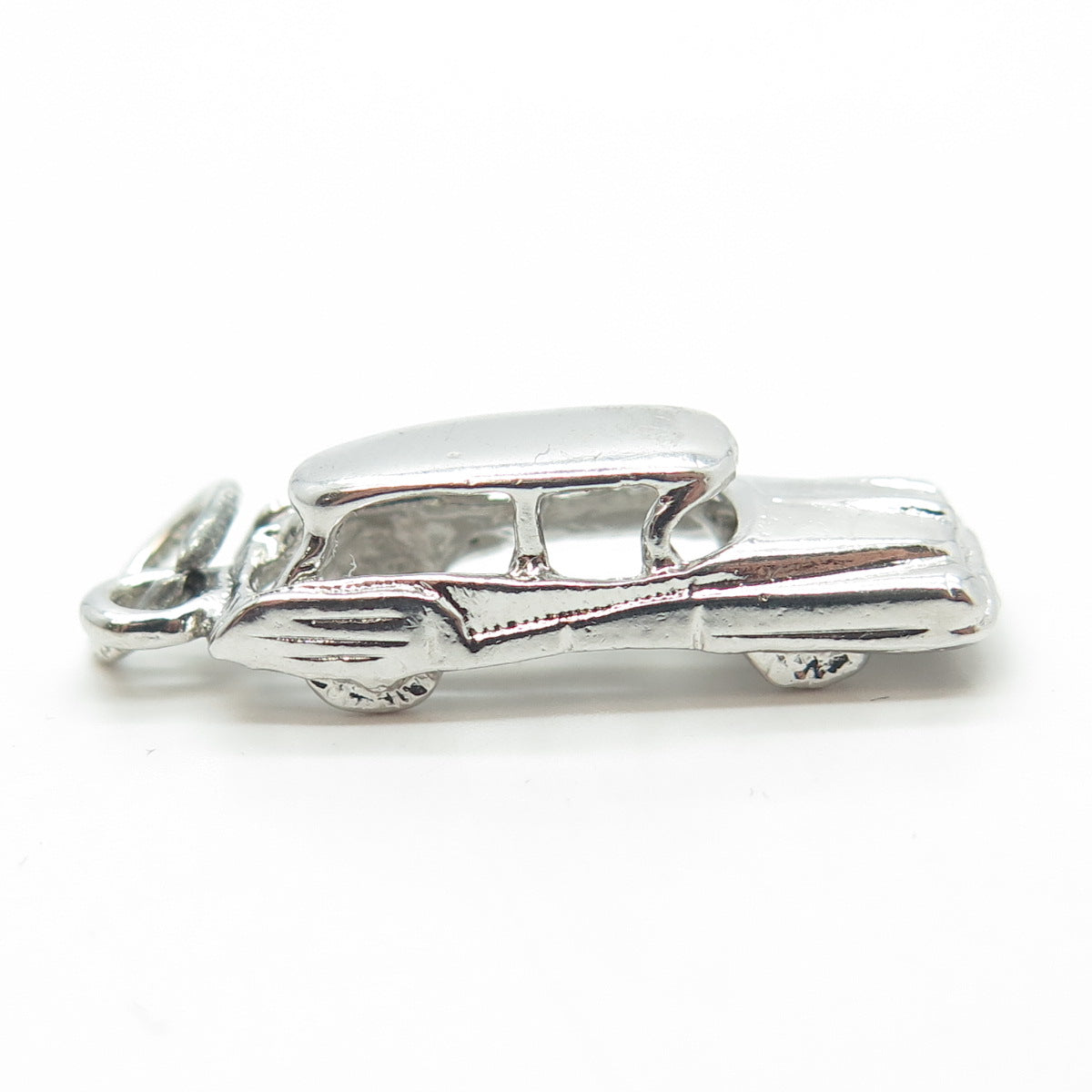 925 Sterling Silver Vintage Retro Car Charm Pendant