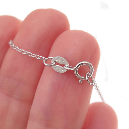 925 Sterling Silver Cable Chain Necklace 18"