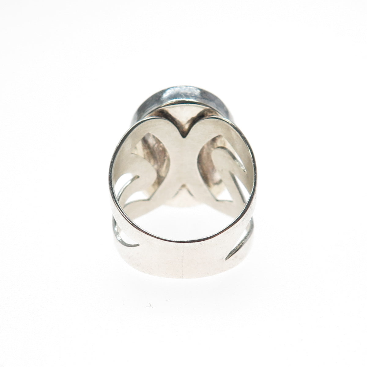 JAY KING Desert Rose Sterling Silver Vintage Real Yellow Chalcedony Ring Size 7