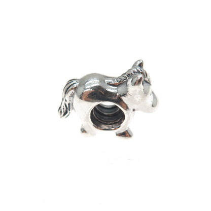 PANDORA 925 Sterling Silver Horse Slide Bead Charm