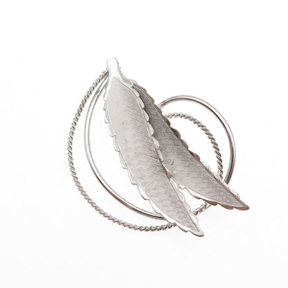 Bond Boyd 925 Sterling Silver Vintage Floral Pin Brooch