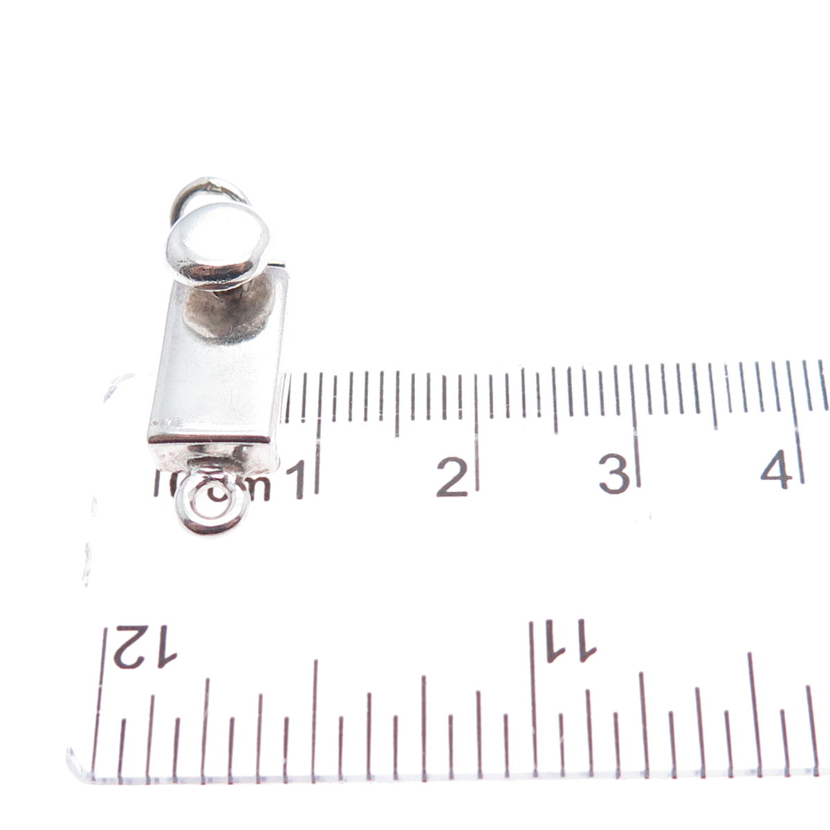 925 Sterling Silver Vintage Mexico Bracelet / Necklace Box Clasp Lock