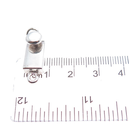 925 Sterling Silver Vintage Mexico Bracelet / Necklace Box Clasp Lock