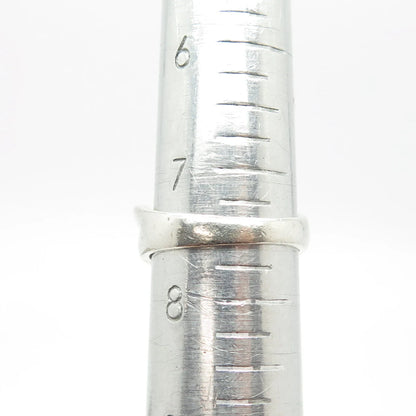 925 Sterling Silver Vintage Claw Cocktail Ring Size 7.5