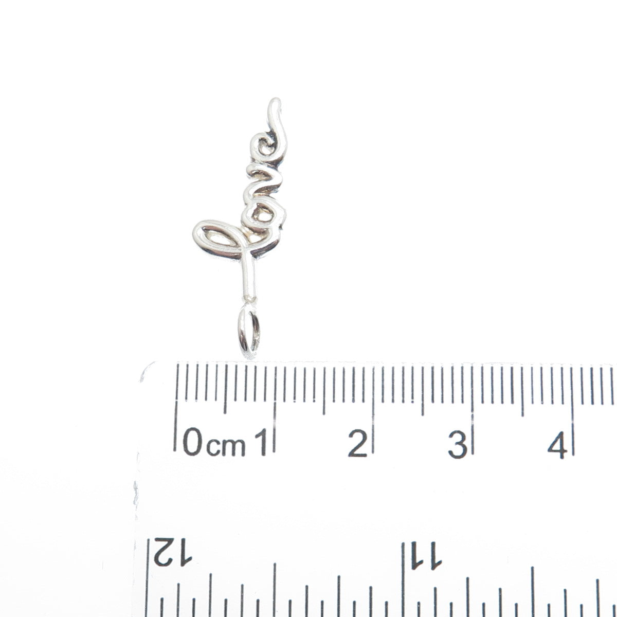 925 Sterling Silver Love Minimalist Charm Pendant
