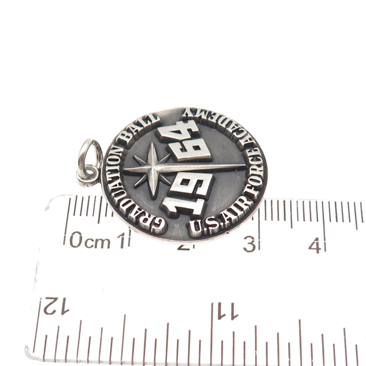 Herff Jones Sterling Vintage 1964 Graduation Ball US Air Force Academy Pendant
